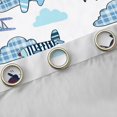 thumbnail image 4 of Castle Fairy Children Kids Cartoon Plane Curtains Pack of 2 (42x84 Each),Kawaii Airplane Aircraft Curtains Blackout,Transportation Theme Bedroom Curtains,Ultra Soft Home Decor, 4 of 6