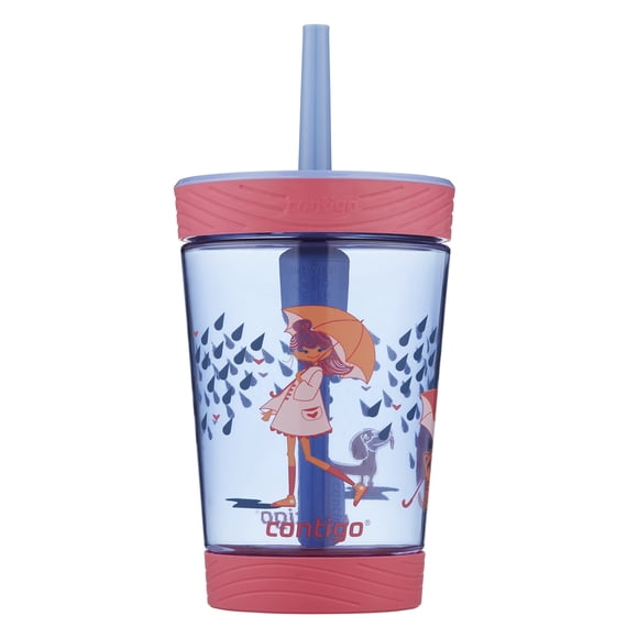Vaso Térmico Contigo Kids Antiderrames 400 mL con Popote Libre de BPA