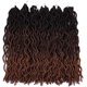 thumbnail image 3 of Extensiones de pelo ondulado sintético de ganchillo, paquete de 4, 18 pulgadas, pelo de ganchillo, pelo sintético, rastas suaves, extensiones de pelo de ganchillo (T1B/4/30) JAMW Sencillez, 3 of 5