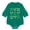 Blackish Green, variant on Coerni Four Leaf Clover Romper for Baby Boys Girls Bowknot Sweatshirt 𝐎nesie Cute Easter Clothes Cotton Warmly Spring Outwear