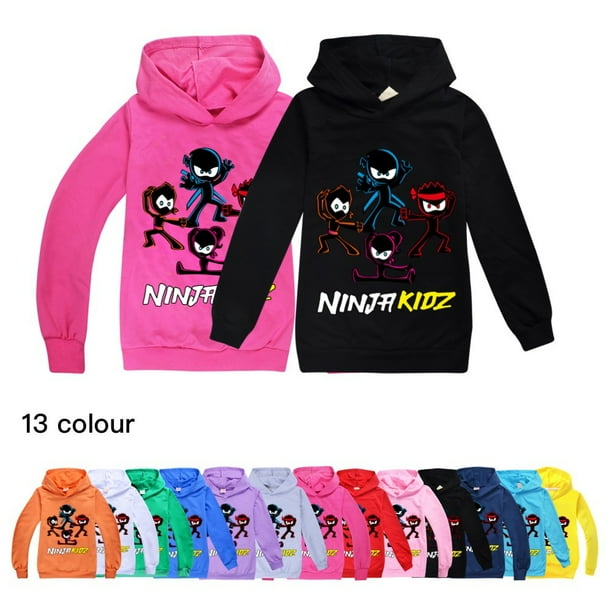 Ninja Kidz Boy s Sport Hoodie Girl s Printed Pullover Youyoupin Youyoupin Walmart