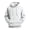 Gray, variant on Men's Pullover Hoodie, Casual Long Sleeve Hooded Sweatshirt with Drawstring & Kangaroo Pocket, Loose Fit Basic Streetwear Hoodies S-2XL