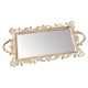 thumbnail image 5 of Espejo Bandeja decorativa Almacenamiento de joyas Centro de mesa multiusos Bandeja de tocador de estilo europeo Bandeja de servicio para el hogar Sala 48cmx23cm perfecl Bandeja de espejo, 5 of 8