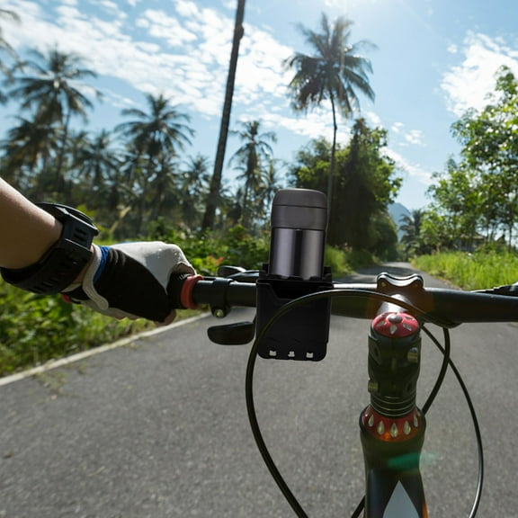 Toyandona Universal Wheelchair Cup Holder with Adjustable Clamp Safe Durable Black Material