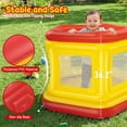 thumbnail image 3 of Wisairt 3-in-1 Inflatable Bounce House for Toddlers 1-3,Indoor Outdoor Blow up Bouncy House, 3 of 12