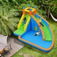 thumbnail image 3 of Costway Inflatable Water Slide Mighty Bounce House Splash Pool with 480W Blower, 3 of 9