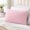Pink, variant on Kmonabie Soft Cozy Decorative Pillow Cover, 100% Polyester Cushion Case with Concealed Zipper, Contemporary Home Decor for Sofa Bed Living Room Bedroom, Pink