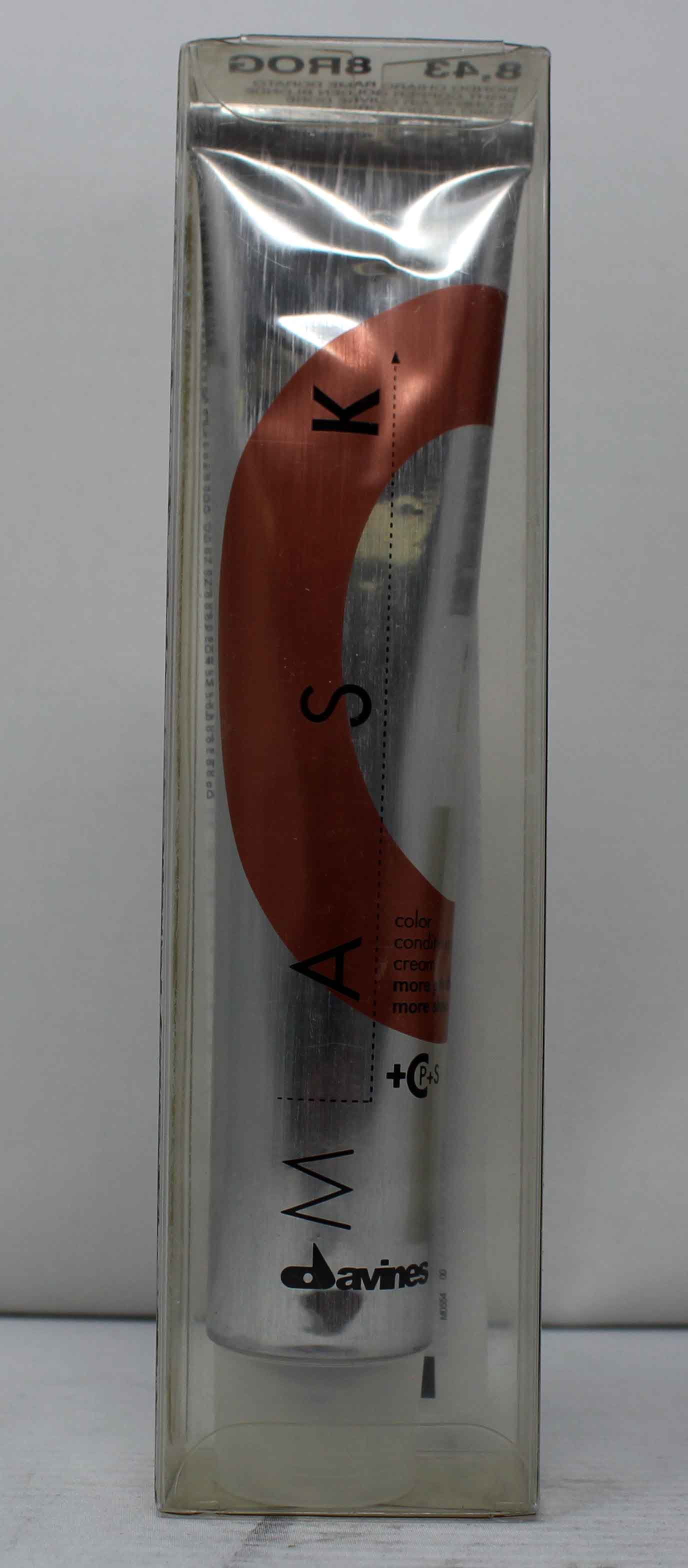 Davines Mask Hair Color Conditioning Cream 6,72 6Rvv Dark Beige Violet Blonde 3.4 Oz