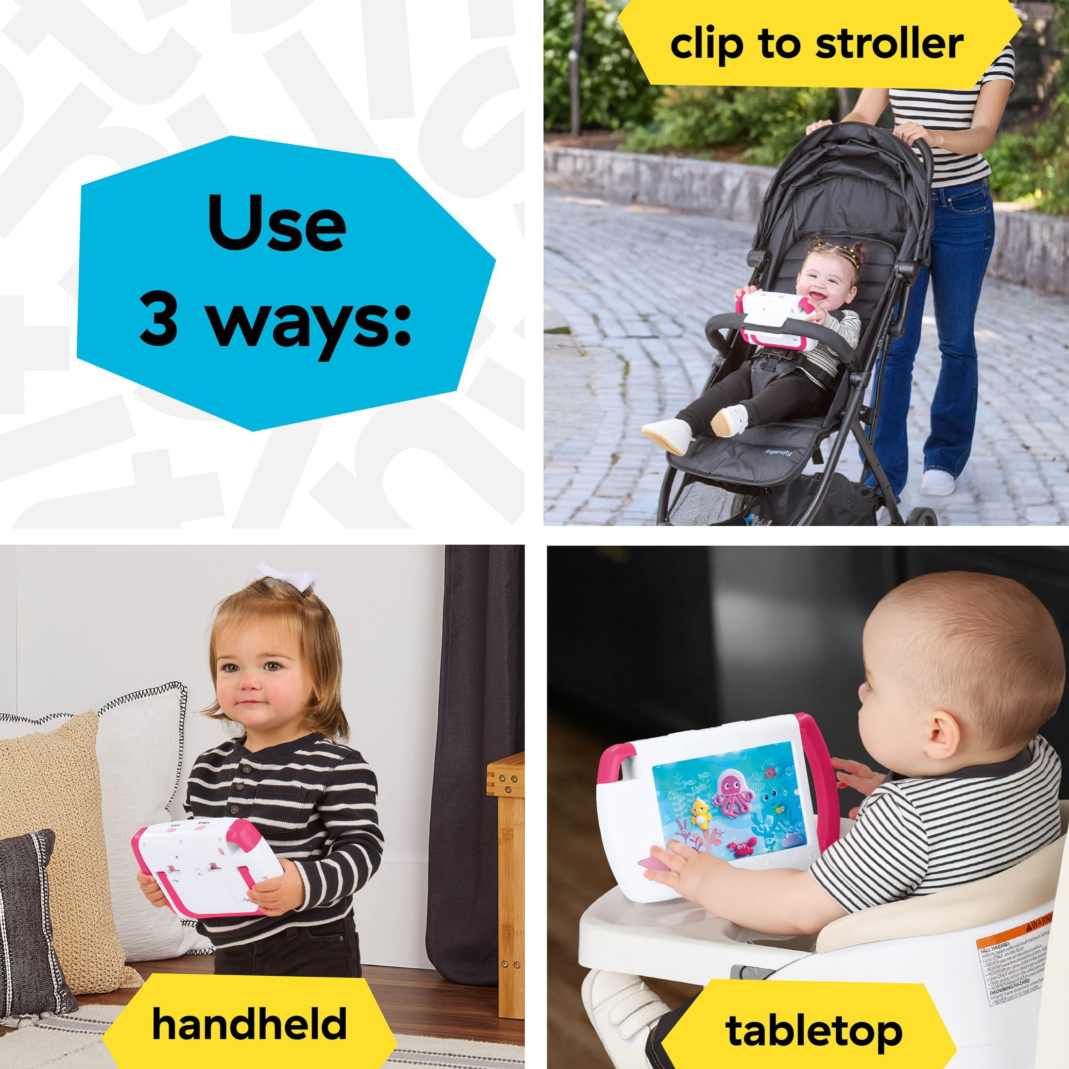 Baby Einstein On-the-Go Sea Dreams Soother, Portable Sound Machine with Music, Ages 0+ Months