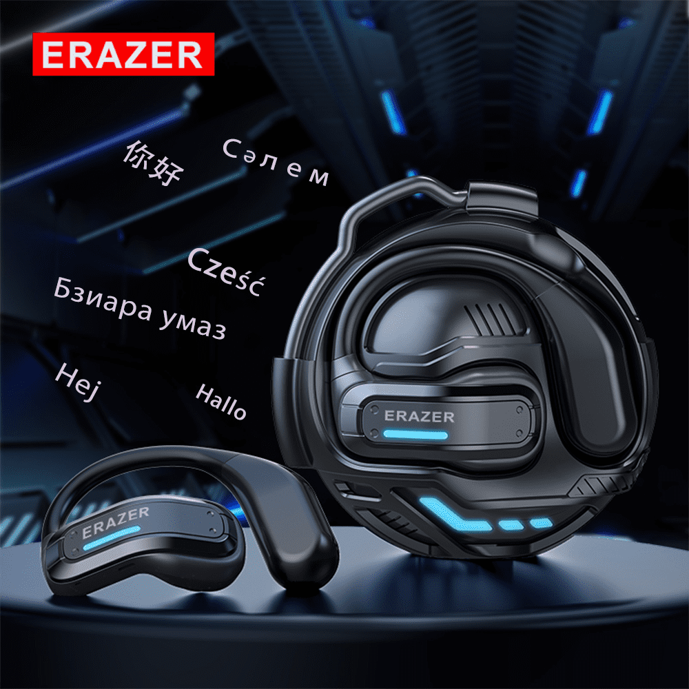 ERAZER X8 Translator Earbuds Real-time 135 Languages Wireless Bluetooth 5.4 AI Translation Earbuds with Long Battery Life