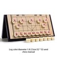 thumbnail image 4 of maskred Wood Lightweight Chinese Chess Set Wear-resistant Gaming Toy Intelligent Plaything Waterproof Foldable Board Games Children Log Color 32*32cm, 4 of 6