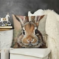 thumbnail image 2 of Rabbits Bunny Eggs Pillowcases Decorations for Sofa Decor, 2 of 5