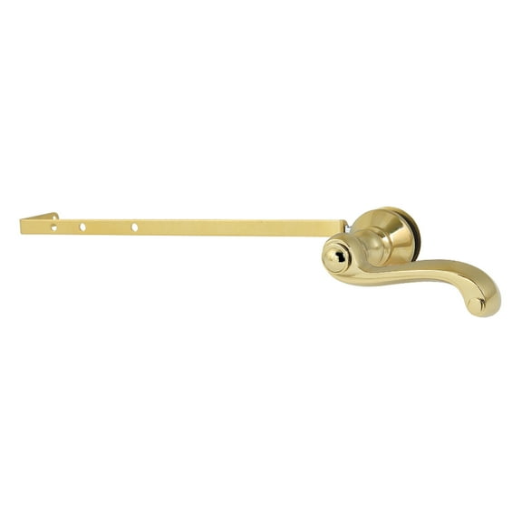 Kingston Brass KTFLD52 French Country Universal Front or Side Mount Toilet Tank Lever in Polished Brass