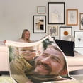 thumbnail image 3 of Custom Blanket Photos and Text, Fully Customizable with Your Pictures and Message, Soft Sherpa Fleece Throw, 50" x 60", 3 of 6