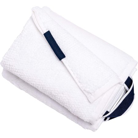 | Set of 2 Classic Hand Towels | 16” X 18” | Fast Drying Wunderweave | Signature Color Loop | (Academy Navy)
