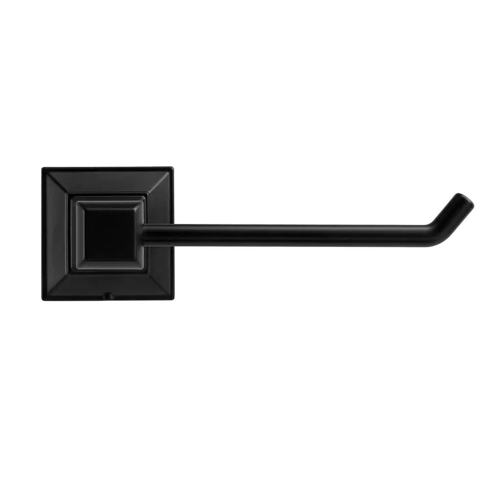 Lorent Matte Black Toilet Paper Holder