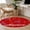 Red, variant on USA Independence Day Round Area Rug 3 FT, Small Kitchen Bathroom Mats, Red Fireworks Stars Washable Indoor Outdoor Throw Runner Carpet Non-Shedding Doormat for Table Shower Sofa Entryway