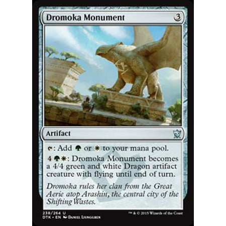 MtG Dragons of Tarkir Dromoka Monument [Foil]