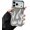 Silver, variant on REQO for iPhone 18 Pro Max/iPhone 17 Pro Max Cool Case Flame Chrome Bumper,Hollow Slim Fit Glossy Heat Dissipation Fashion Protection Shockproof Cover for Women Girls Man