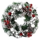 thumbnail image 1 of Nueva corona navideña, decoración de puerta de otoño, corona de puerta hecha a mano, decoración Floral de Papá Noel, adornos navideños para el hogar, 1 of 4