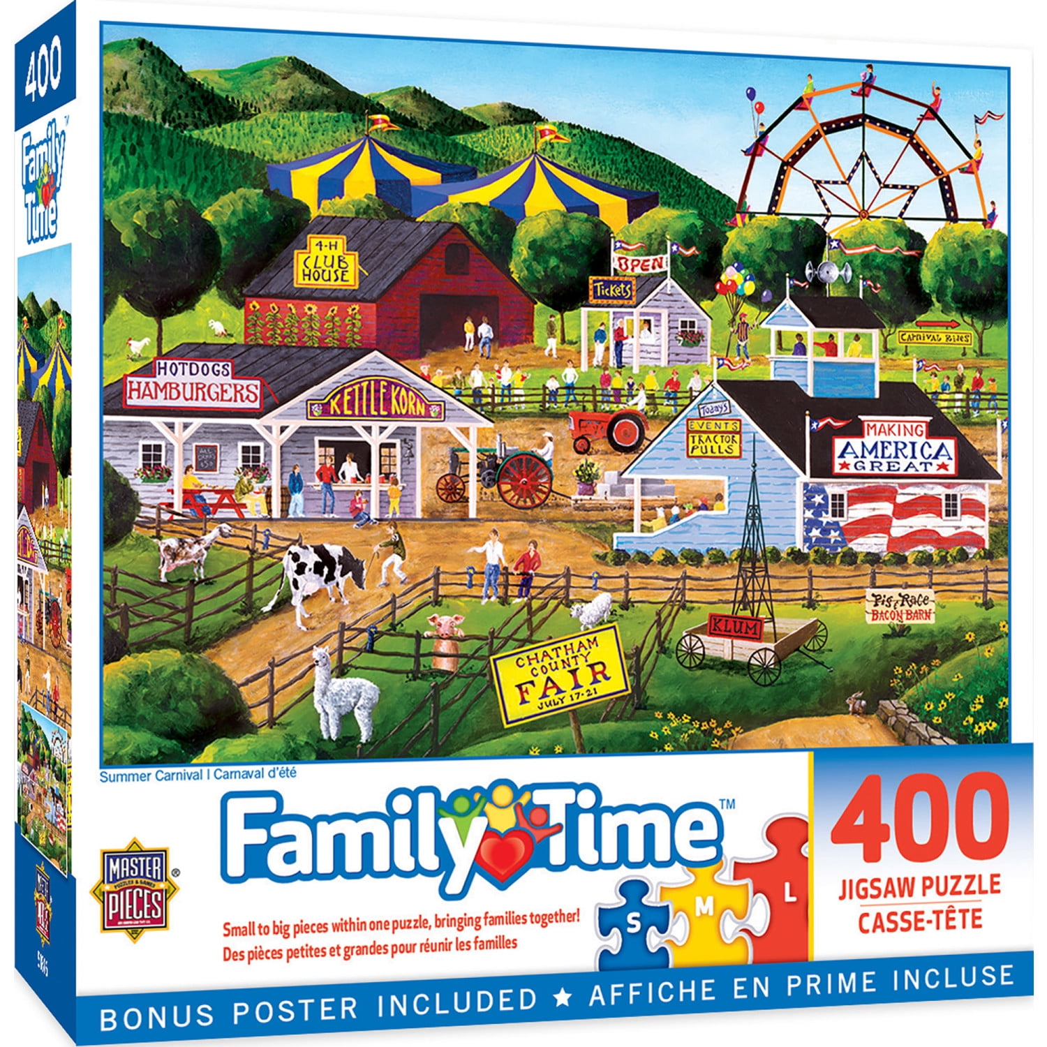 MasterPieces, Jigsaw Puzzle, 400 Piece, Three Generations 18