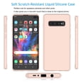 thumbnail image 2 of Cases for Galaxy S10 / S10+ / S10 5G / S10E, Njjex Liquid Silicone Gel Rubber Shockproof Case Fit Galaxy S10 Slim Matte Surface Cover w/ Soft Microfiber Lining For 2019 Galaxy S10 6.1" -Pink, 2 of 8