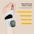 thumbnail image 2 of CNV Wireless Electric Pulse Wrist Massager, Adjustable Compression Wellness Wrap with Multi-Mode EMS Technology for Daily Comfort and Muscle Vitality, 2 of 8