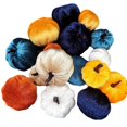 thumbnail image 1 of UDIYO - 12 calabazas artificiales de terciopelo de lujo para otoño, decoración de tela cálida de granja para pequeñas fiestas, Halloween, bodas, Acción de Gracias, 1 of 7