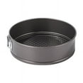 thumbnail image 2 of Nvzi 7-inch non stick cheese cake plate spring plate with detachable bottom/leak proof cake plate, (black, round), 2 of 5