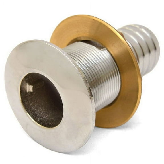 Crownline Boat Thru Hull Fitting | 1 1/2 Inch Stainless Steel