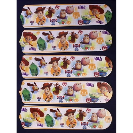 

52 in. New Disney Toy Story Buzz Woody Ceiling Fan Blades