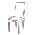 thumbnail image 4 of Juego de 10 fundas elásticas TUNC modernas para sillas de comedor Sencillez, 4 of 5