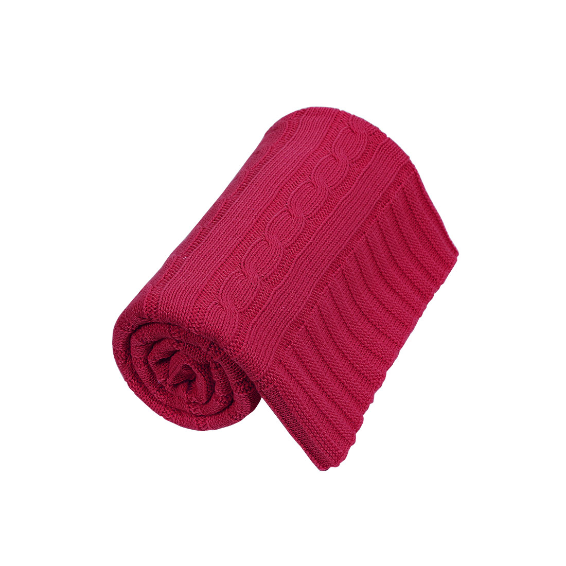 Unique Bargains Knitted Throw Blanket for Sofa Couch Soft 100 Cotton