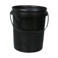 thumbnail image 2 of Cubo multiusos para almacenar pintura con asa. Cubo pintura. Contenedor almacenamiento para pintura, disolventes y recubrimientos. Uso diario. 18L Negro Sin Tapa, 2 of 8