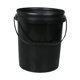 thumbnail image 2 of Cubo multiusos para almacenar pintura con asa. Cubo pintura. Contenedor almacenamiento para pintura, disolventes y recubrimientos. Uso diario. 18L Negro Sin Tapa, 2 of 8