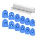 thumbnail image 5 of Barra deslizante de guitarra Bling Bling Aleación de Zinc con 12 Protectores de Dedos de Silicona Color Azul, 5 of 12