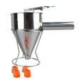 thumbnail image 1 of Batter Dispenser, Stainless Steel Ergonomic Funneling Funnel Dispenser  for Bakery, 1 of 8