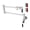 Polished Chrome, variant on Kingston Brass KS4102CKL Kaiser Two-Handle 1-Hole Wall Mount Pot Filler Faucet in Polished Brass
