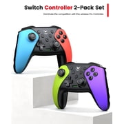 Switch 2 Controller,Beboncool 2 Pack Wireless Switch Pro Controller for Switch/Switch 2/Lite/Oled /PC/Android