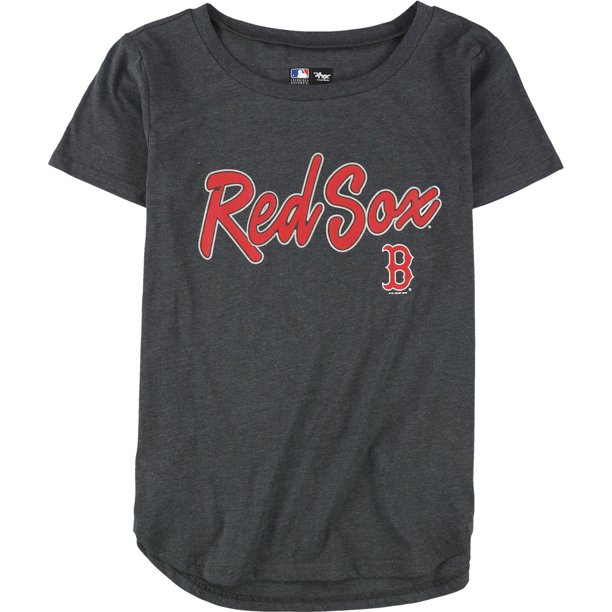 G-III Sports - Camiseta gráfica para mujer de los Medias Rojas de Boston, gris, mediana
