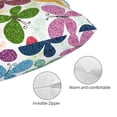 thumbnail image 3 of Fotbe Colorful Butterflies Funda de Almohada Decorativa Estilo Occidental, Lujo en Algodón, Fundas para Almohadas King, Cojín Estampado para Decoración del Hogar-16"x24", 3 of 6