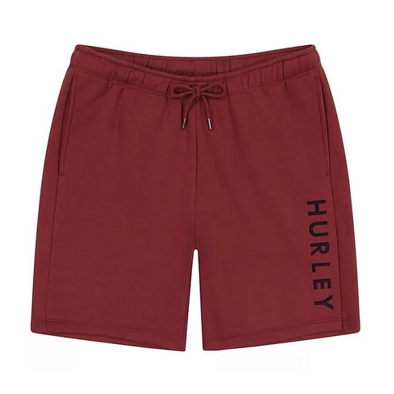 Hurley Men's Soft Fleece Lined Elastic Waistband Multi Pocket Regular Fit Short (Matador, XL)