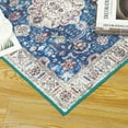 thumbnail image 2 of Boho Rug Washable Rugs Rug Hallway Runner Rug Non Slip Kitchen Rugs Entry Rug Bedroom Rug Floral Rug Vintage Oriental Area Rugs Entryway Rugs Indoor Reddish Blue, 2 of 9