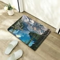 thumbnail image 5 of BCIIG Fast Absorption Mountain Lake Trees Home Diatom Mud Bath Rug Mat with Rubber Backing Technology 24x16in, 5 of 5