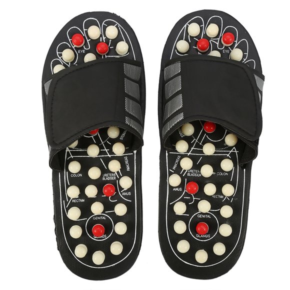 Zapatos masajeadores de pies con terapia magnética, zapatillas de masaje para el cuidado de la salud (40-41 puntos giratorios)