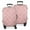 Pink Cow Heart, variant on White Cow Bow Pattern Luggage Cover Fashion Suitcase Cover Baggage Covers Fit 25-28 Inch Luggage (Go Travel)