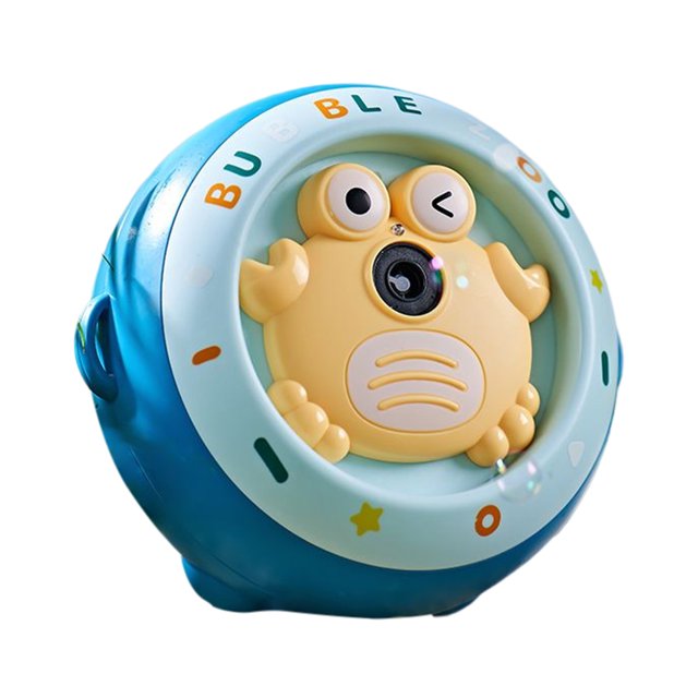 Soplador de burbujas automático, fabricante de burbujas eléctrico en forma de cangrejo, No tóxico para niños Ehuebsd libre de BPA