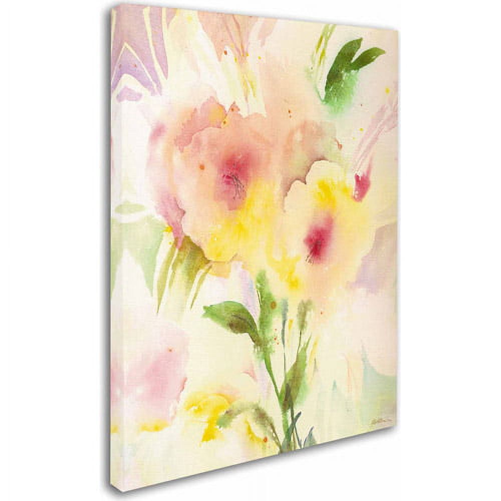 Trademark Fine Art "Primrose Reflection" Canvas Art by Sheila Golden
