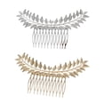 thumbnail image 1 of 2 pinzas para el cabello, delicadas peinetas para el cabello, horquillas para el cabello con forma de hojas, abrazaderas laterales para el cabello para niñas, 1 of 5