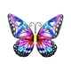 thumbnail image 1 of Mariposas de metal Arte de pared decorativo Hecho a mano 9.84 '' Arte de pared para interiores y exteriores Estilo D, 1 of 9